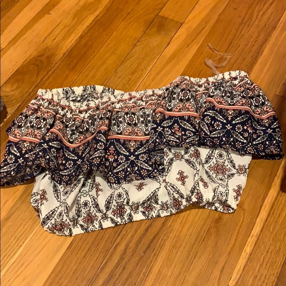 Off the shoulder crop top
